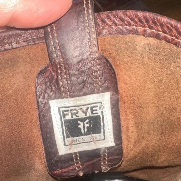 Vintage Frye Leather Harness Boots - Picture 3 of 5